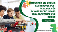 Entdecken Sie unsere kostenlose PDF-Vorlage für Schatzsuche: Spaß und Abenteuer für Kinder - schnitzeljagd-kinder