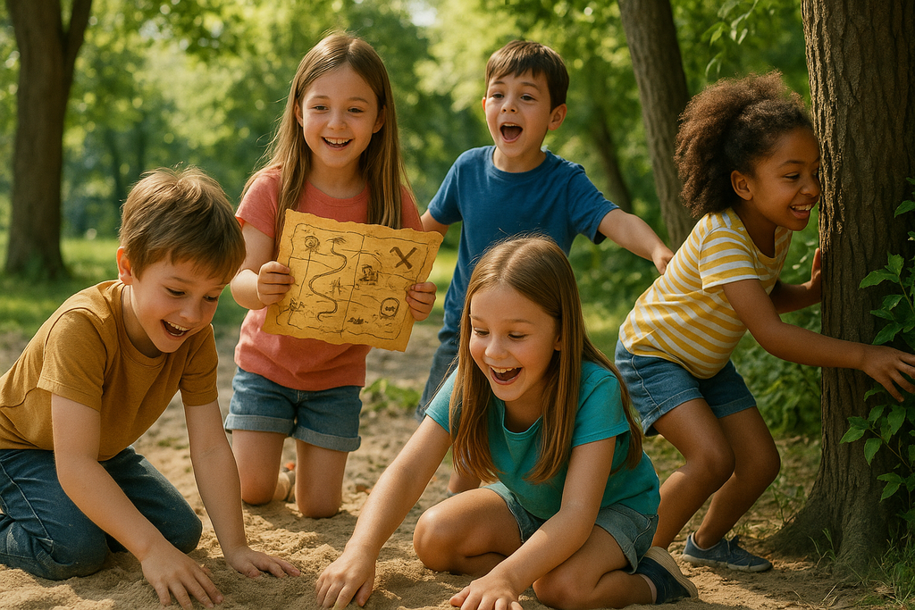 Schatzsuche als Geschenkidee für Kinder