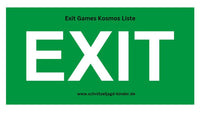 Exit Games Kosmos Liste - schnitzeljagd-kinder