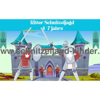Fertige Ritter Schnitzeljagd PDF für Kinder: Kompletter Leitfaden für einen unvergesslichen Mittelalter-Kindergeburtstag zum Ausdrucken - schnitzeljagd-kinder
