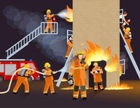Feuerwehr Spiele Kindergeburtstag - schnitzeljagd-kinder
