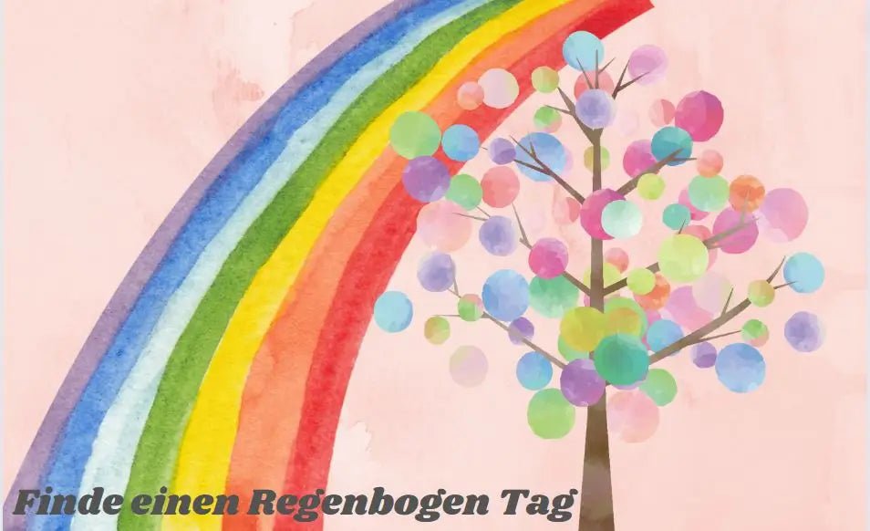 Finde einen Regenbogen Tag