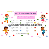Fliegende Schnipsel-Freunde: Ein kreatives Mobile aus verschiedenen Formen - schnitzeljagd-kinder
