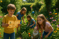 Garten Schnitzeljagd für Kinder - schnitzeljagd-kinder