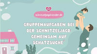 Gruppenaufgaben bei der Schnitzeljagd: Gemeinsam auf Schatzsuche - schnitzeljagd-kinder
