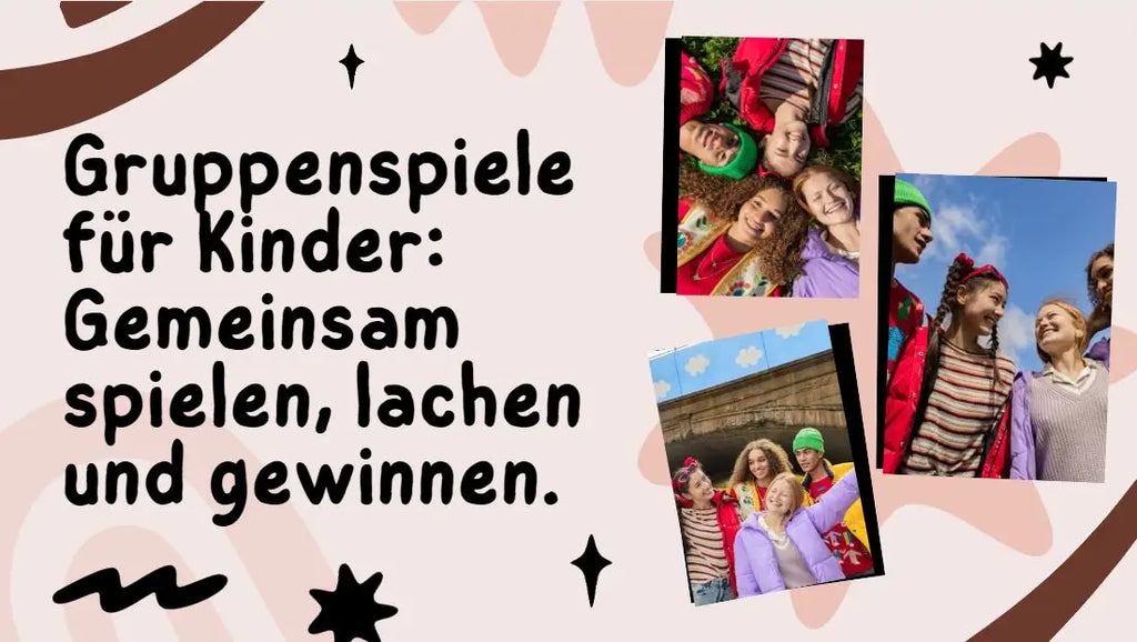 Gruppenspiele für Kinder: Gemeinsam spielen, lachen und gewinnen.
