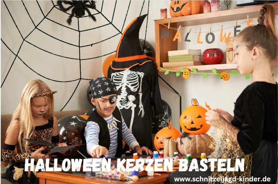 Halloween Kerzen Basteln