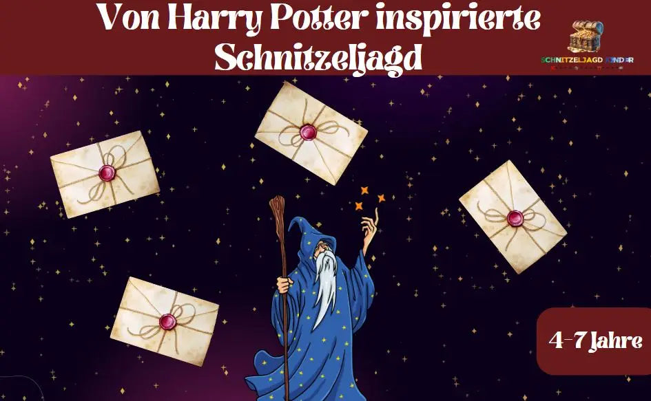 Harry Potter Schnitzeljagd-Zauberhaftes Harry Potter Geburtstagsfest - Magische Schnitzeljagd-Spiele für Muggel-Kinder