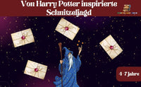 Harry Potter Schnitzeljagd-Zauberhaftes Harry Potter Geburtstagsfest - Magische Schnitzeljagd-Spiele für Muggel-Kinder - schnitzeljagd-kinder