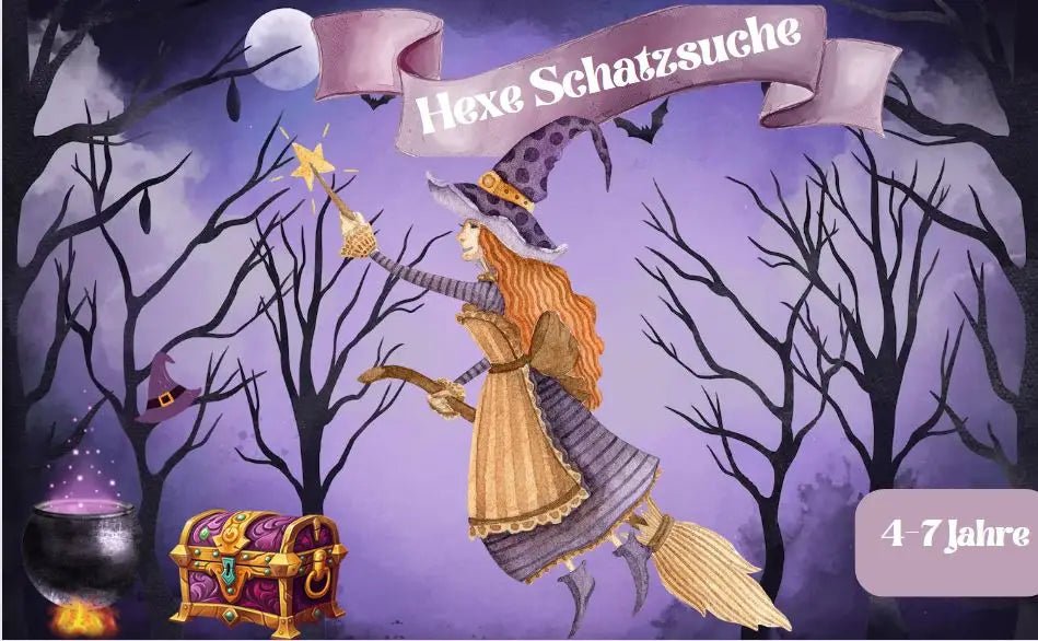 Hexen Schnitzeljagd - Magische Schatzsuche: Auf Abenteuer Mit Hexe Malalla