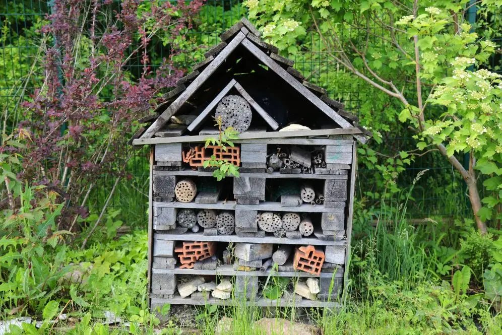 Insektenhotel: Bastelspaß mit kleinen Schnipseln für Käfer, Schmetterlinge und Krabbeltiere