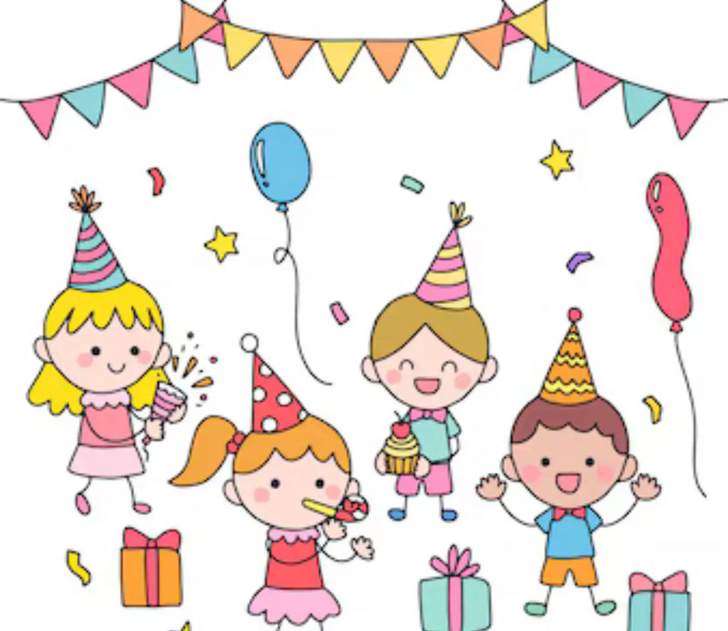 Basteln & Ausmalbilder: Der perfekte Kindergeburtstag! 🎉