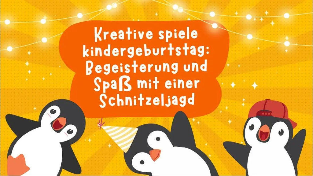 Kreative spiele kindergeburtstag: Begeisterung und Spaß mit einer Schnitzeljagd