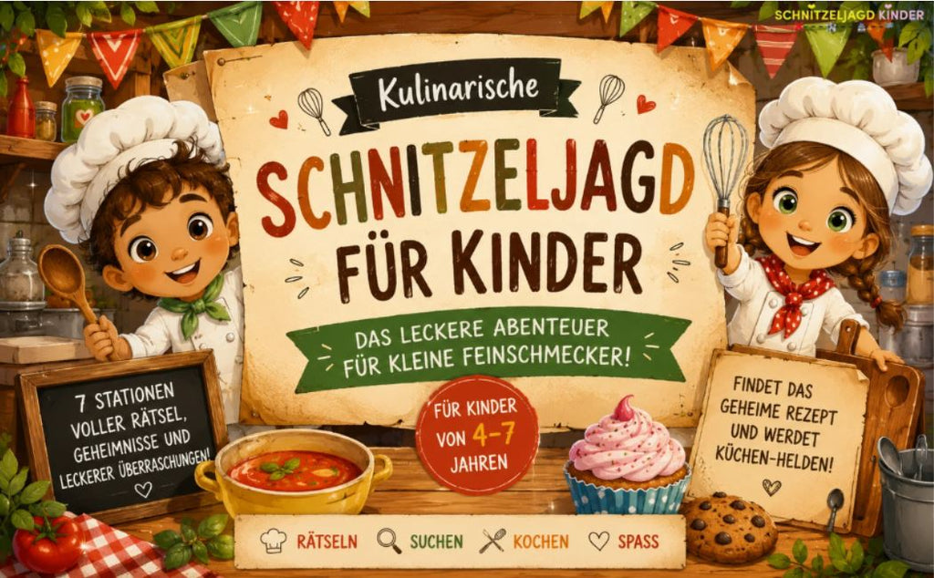 Kulinarische Schnitzeljagd für Kinder
