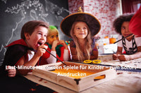 Last-Minute Halloween Spiele für Kinder - schnitzeljagd-kinder