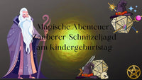 Magische -Abenteuer: Zauberer-Schnitzeljagd- am -Kindergeburtstag