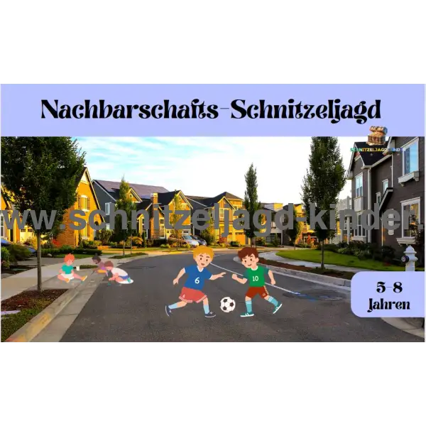 Nachbarschafts Schnitzeljagd Für Kinder