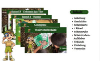 Naturerlebnis für Kids: Kreative Schnitzeljagd-Ideen und Schatzsuche-Vorlagen zum Download - schnitzeljagd-kinder