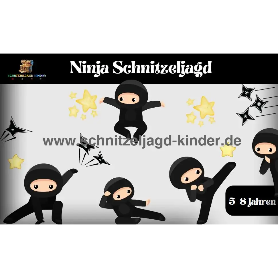 Die ultimative Ninja-Party: 15 actionreiche Spiele für einen unvergesslichen Kindergeburtstag