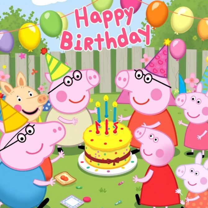 Peppa Wutz Kindergeburtstag