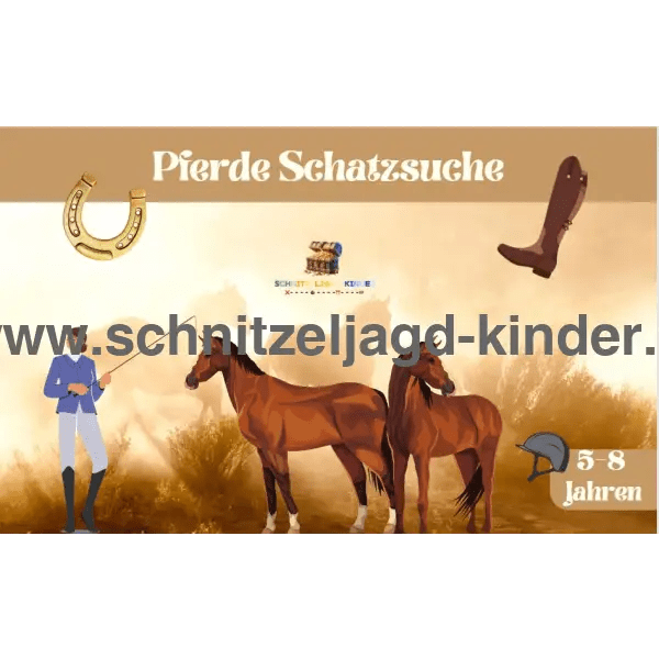 Pferde Schnitzeljagd für Kinder