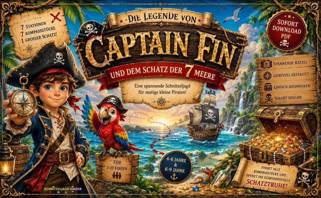 Piraten Schnitzeljagd