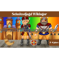 Planen Sie eine Wikinger-Geburtstagsparty- - schnitzeljagd-kinder