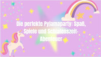 Pyjamaparty- für -Kinder
