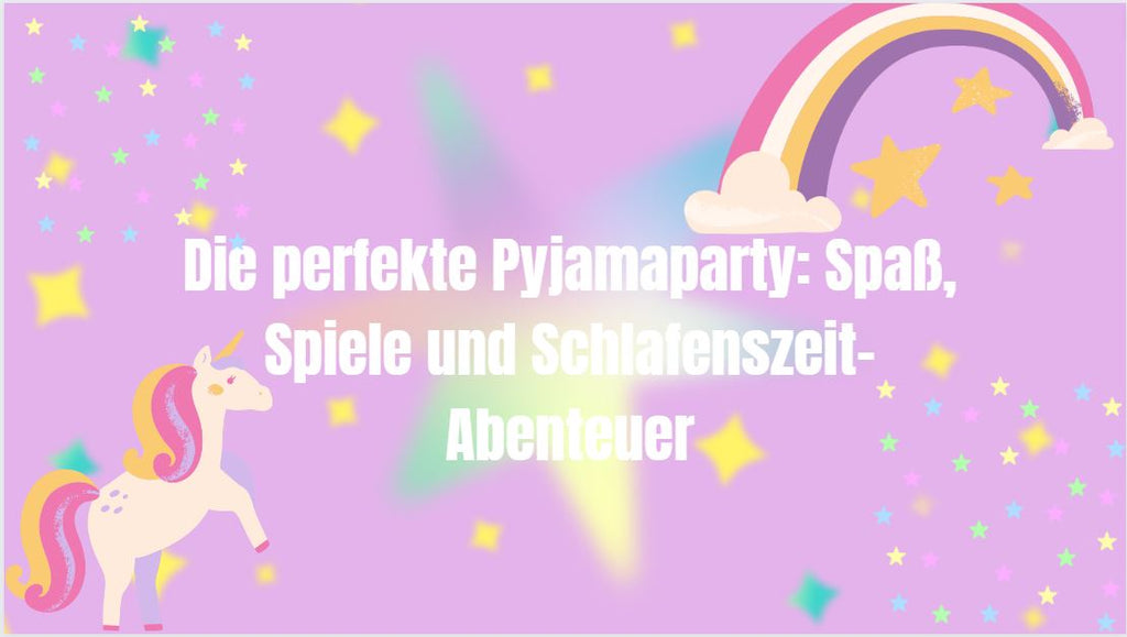 Pyjamaparty für Kinder