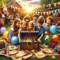 Rätsel Kindergeburtstag Schatzsuche-Die ultimative Schatzsuche: Rätselspaß für den Kindergeburtstag - schnitzeljagd-kinder