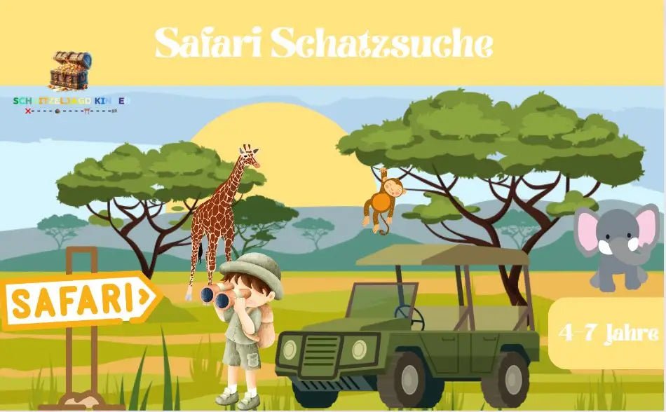 Safari Schnitzeljagd Für Kinder