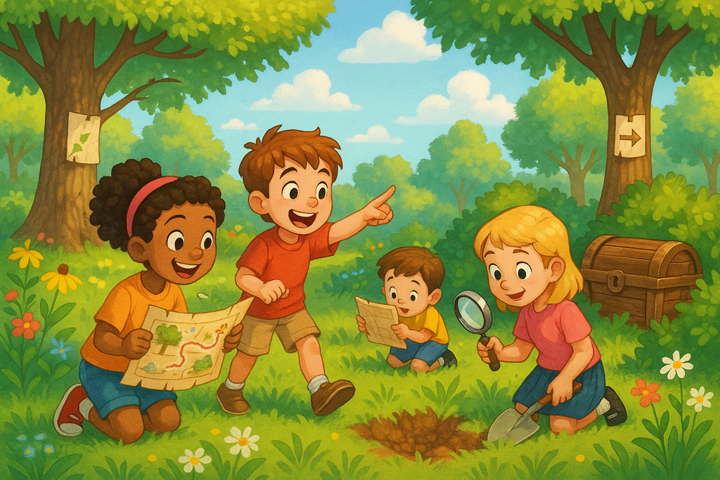 Fertige Schatzsuche Kindergeburtstag