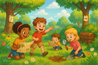 Fertige Schatzsuche Kindergeburtstag