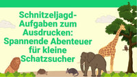 Schnitzeljagd-Aufgaben zum Ausdrucken: Spannende Abenteuer für kleine Schatzsucher - schnitzeljagd-kinder