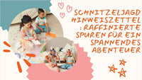 Schnitzeljagd Hinweiszettel: Raffinierte Spuren für ein spannendes Abenteuer - schnitzeljagd-kinder