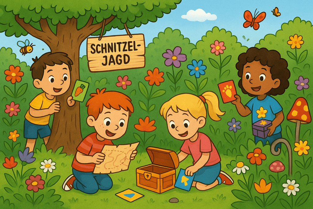 Schnitzeljagd Im Garten Für Kinder