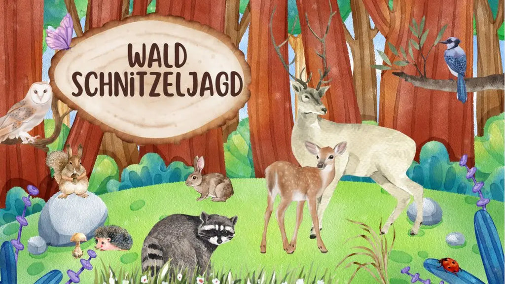 Schnitzeljagd Wald