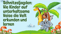Schnitzeljagden: Wie Kinder auf unterhaltsame Weise die Welt erkunden und lernen - schnitzeljagd-kinder