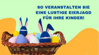 So veranstalten Sie eine lustige Eierjagd für Ihre Kinder! Schnitzeljagd-kinder - schnitzeljagd-kinder