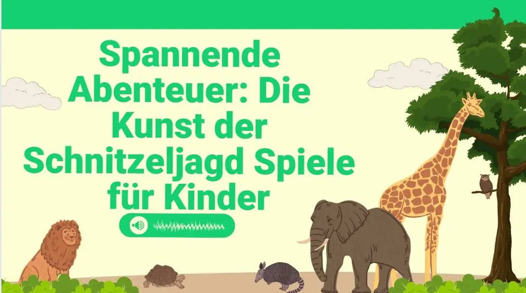 Spannende Abenteuer: Die Kunst der Schnitzeljagd Spiele für Kinder