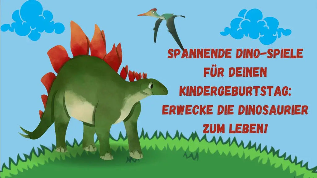 Spannende Dino-Spiele für deinen Kindergeburtstag: Erwecke die Dinosaurier zum Leben!