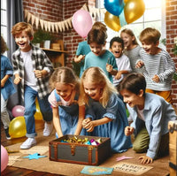 Spiele Kindergeburtstag - schnitzeljagd-kinder