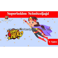 Superhelden Schnitzeljagd Für Kinder - schnitzeljagd-kinder