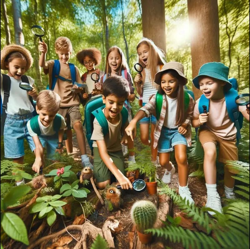 Wald-Natur Schnitzeljagd für kinder : Abenteuer im Grünen