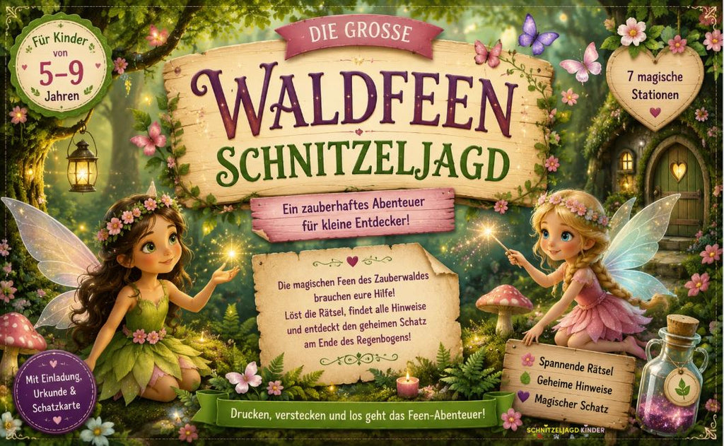 Waldfeen Schnitzeljagd