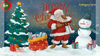 Weihnachts-Entweichungsspiel - schnitzeljagd-kinder