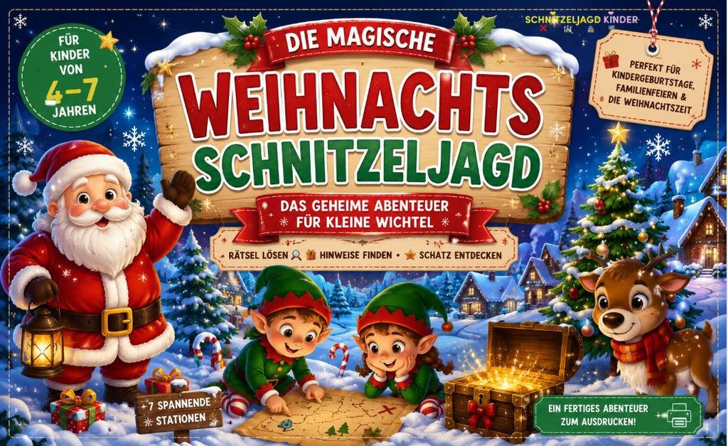 Weihnachts Schnitzeljagd für Kinder