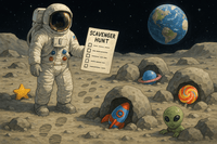 Weltraum-Abenteuer zum Kindergeburtstag: So planst du die perfekte Astronaut Schnitzeljagd - schnitzeljagd-kinder