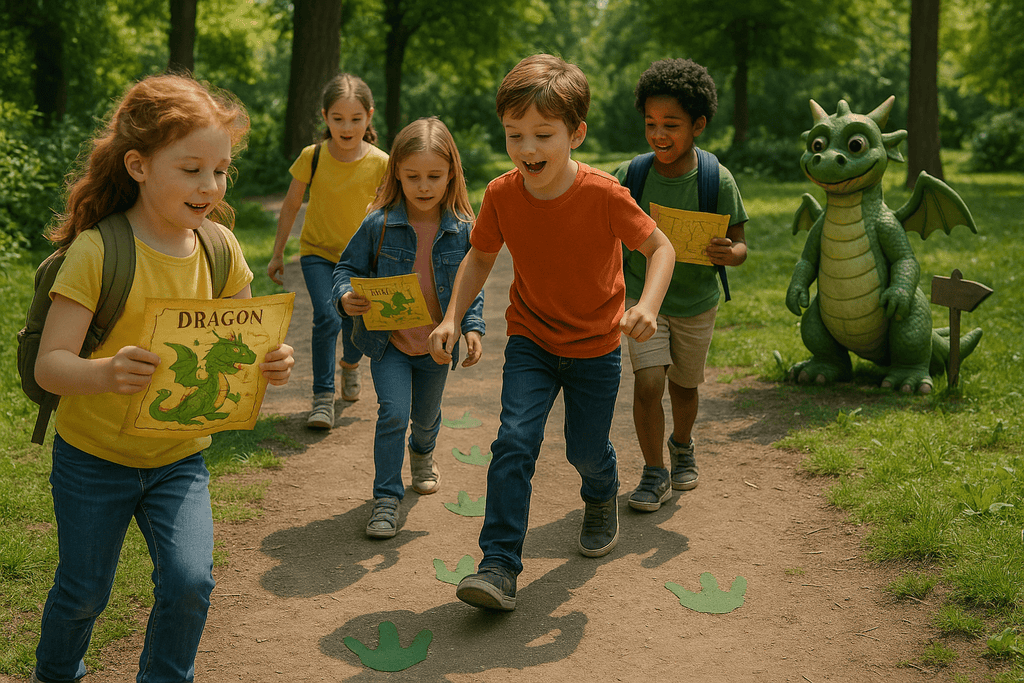 Wie lange sollte eine Schatzsuche für Kinder dauern?
