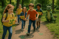 Wie lange sollte eine Schatzsuche für Kinder dauern? - schnitzeljagd-kinder